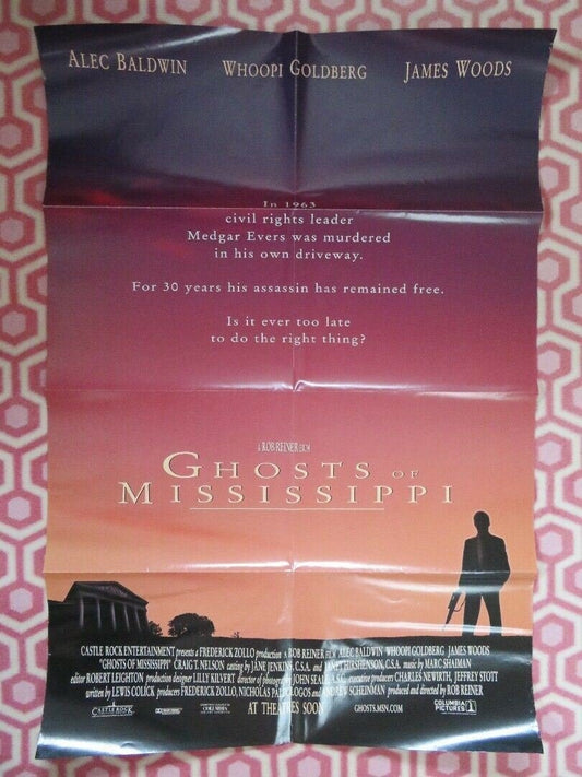 GHOSTS OF MISSISSIPPI US ONE SHEET POSTER ROB REINER ALEC BALDWIN '96 Movie posters