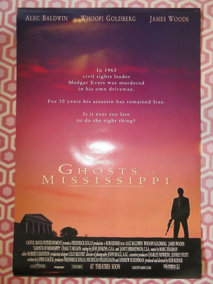 GHOSTS OF MISSISSIPPI US ONE SHEET ROLLED POSTER ALEC BALDWIN 1996 Movie posters
