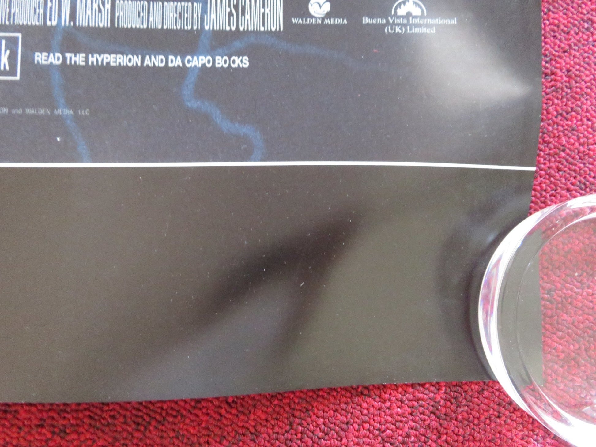 GHOSTS OF THE ABYSS UK QUAD (30"x 40") ROLLED POSTER DISNEY JAMES CAMERON 2003 Rendezvous Cinema Movie posters