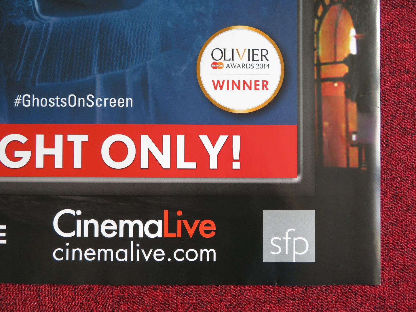 GHOSTS UK QUAD (30"x 40") ROLLED POSTER HENRIK IBSEN 2014 Rendezvous Cinema Movie posters