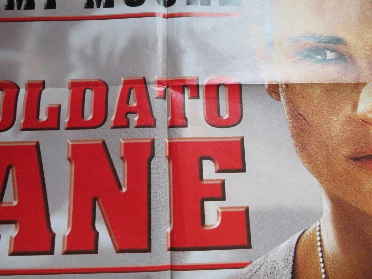 G.I JANE ITALIAN 2 FOGLIO (55"x 39") POSTER DEMI MOORE RIDLEY SCOTT 1997 Movie posters