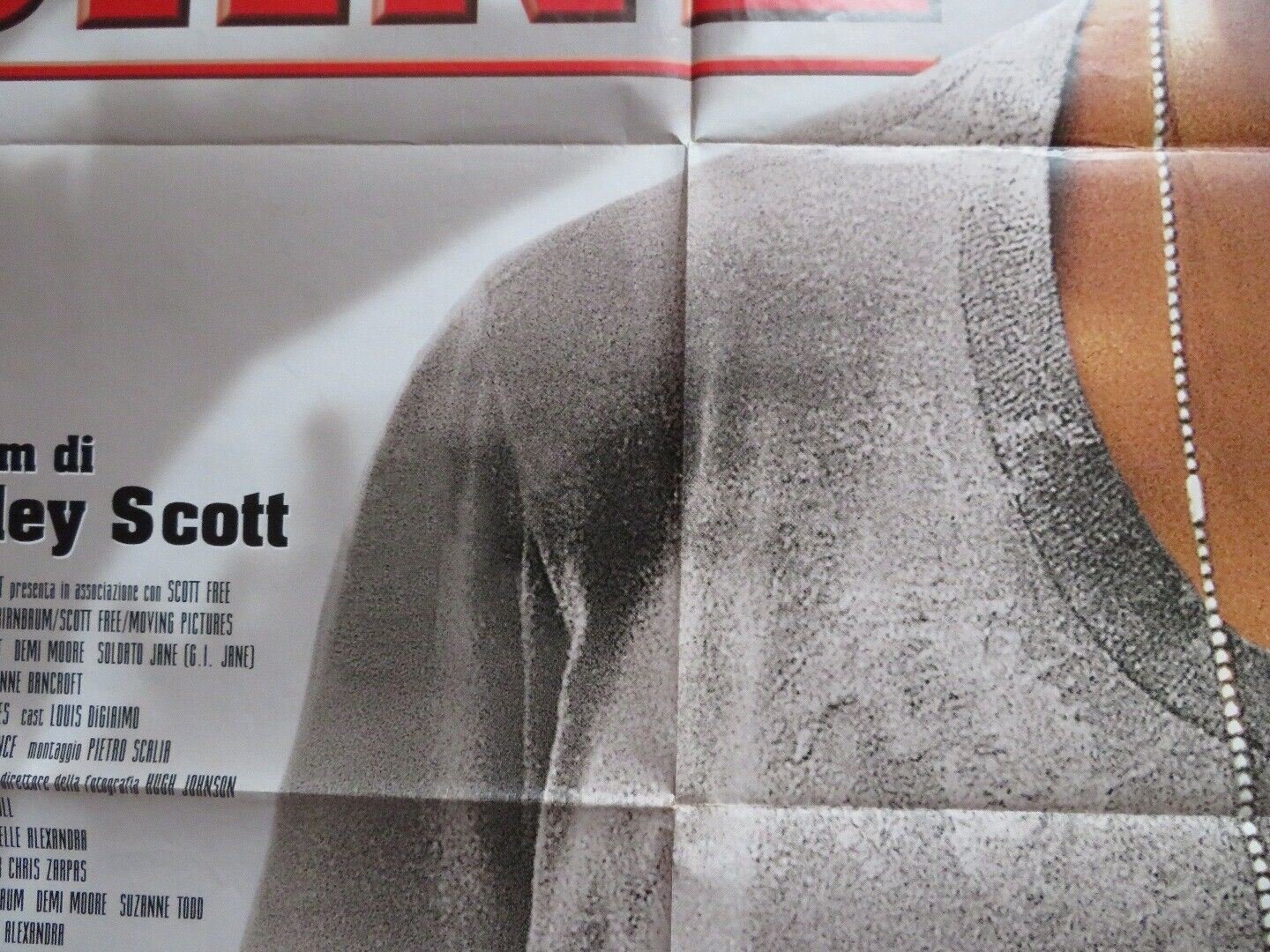 G.I JANE ITALIAN 2 FOGLIO (55"x 39") POSTER DEMI MOORE RIDLEY SCOTT 1997 Movie posters