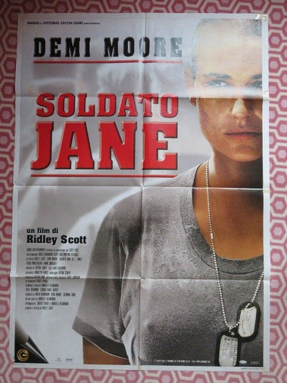 G.I JANE ITALIAN 2 FOGLIO (55"x 39") POSTER DEMI MOORE RIDLEY SCOTT 1997 Movie posters