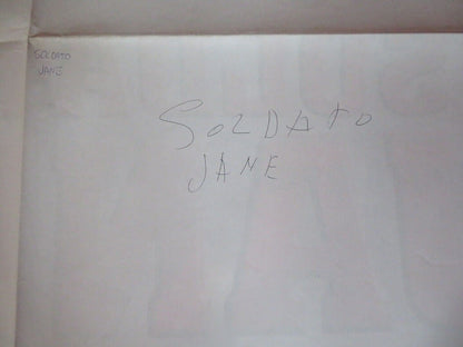 G.I JANE ITALIAN 2 FOGLIO (55"x 39") POSTER DEMI MOORE RIDLEY SCOTT 1997 Movie posters