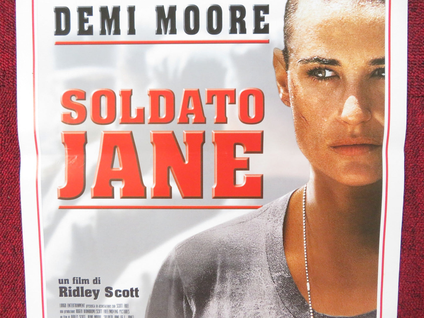 G.I JANE ITALIAN LOCANDINA POSTER DEMI MOORE VIGGO MORTENSEN 1997 Rendezvous Cinema Movie posters