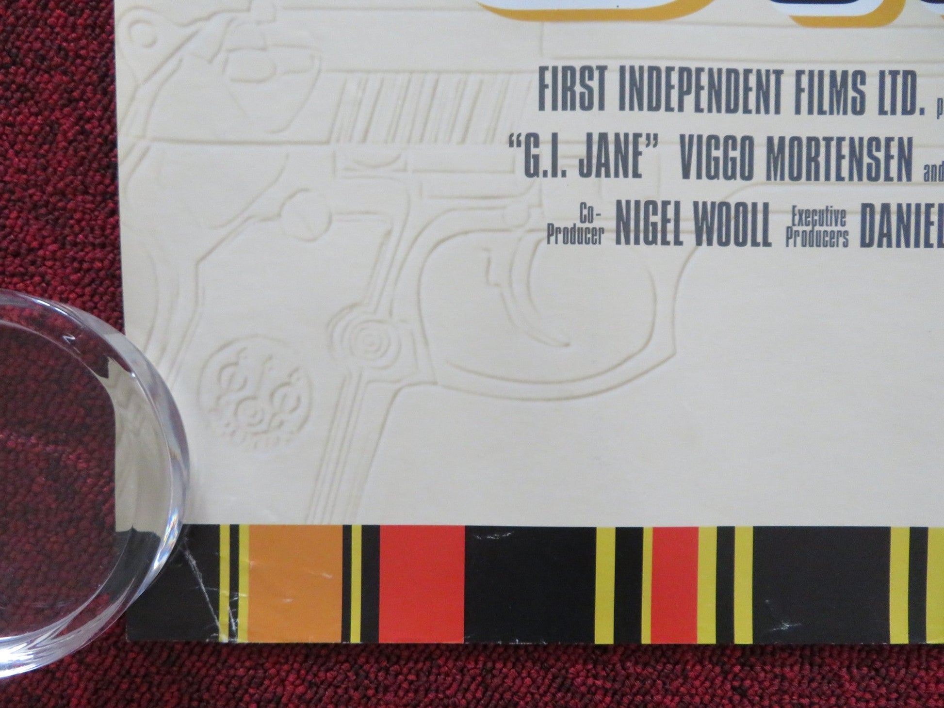 G.I. JANE UK QUAD (30"x 40") ROLLED POSTER DEMI MOORE VIGGO MORTENSEN 1997 Rendezvous Cinema Movie posters