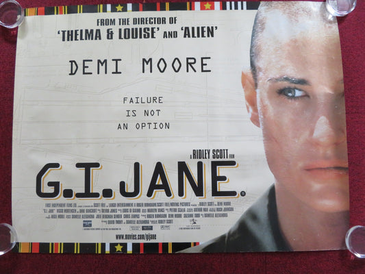 G.I. JANE UK QUAD (30"x 40") ROLLED POSTER DEMI MOORE VIGGO MORTENSEN 1997 Rendezvous Cinema Movie posters