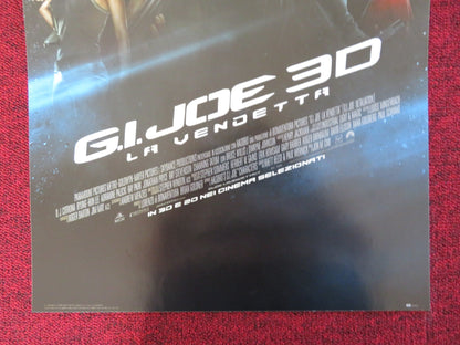 G.I. JOE: RETALIATION ITALIAN LOCANDINA POSTER DWAYNE JOHNSON J. PRYCE 2013 Rendezvous Cinema Movie posters