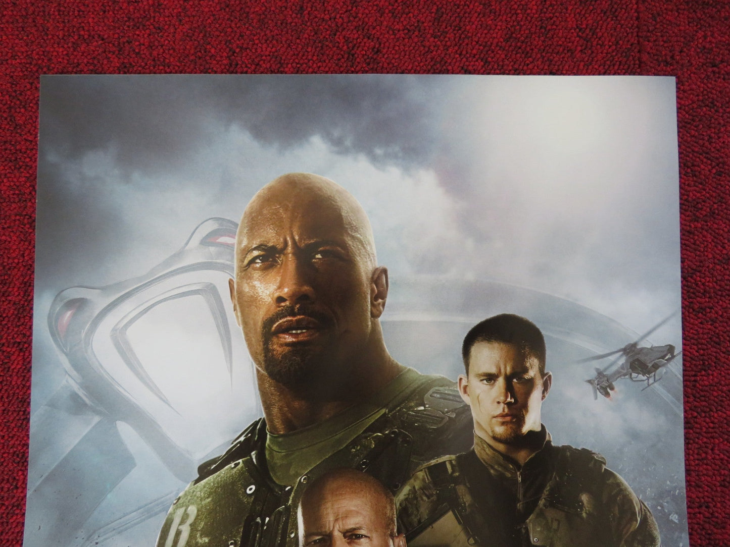 G.I. JOE: RETALIATION ITALIAN LOCANDINA POSTER DWAYNE JOHNSON J. PRYCE 2013 Rendezvous Cinema Movie posters