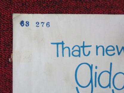 GIDGET GOES TO ROME HALF SHEET (22"x 28") POSTER JAMES DARREN JESSIE ROYCE 1963 Rendezvous Cinema Movie posters