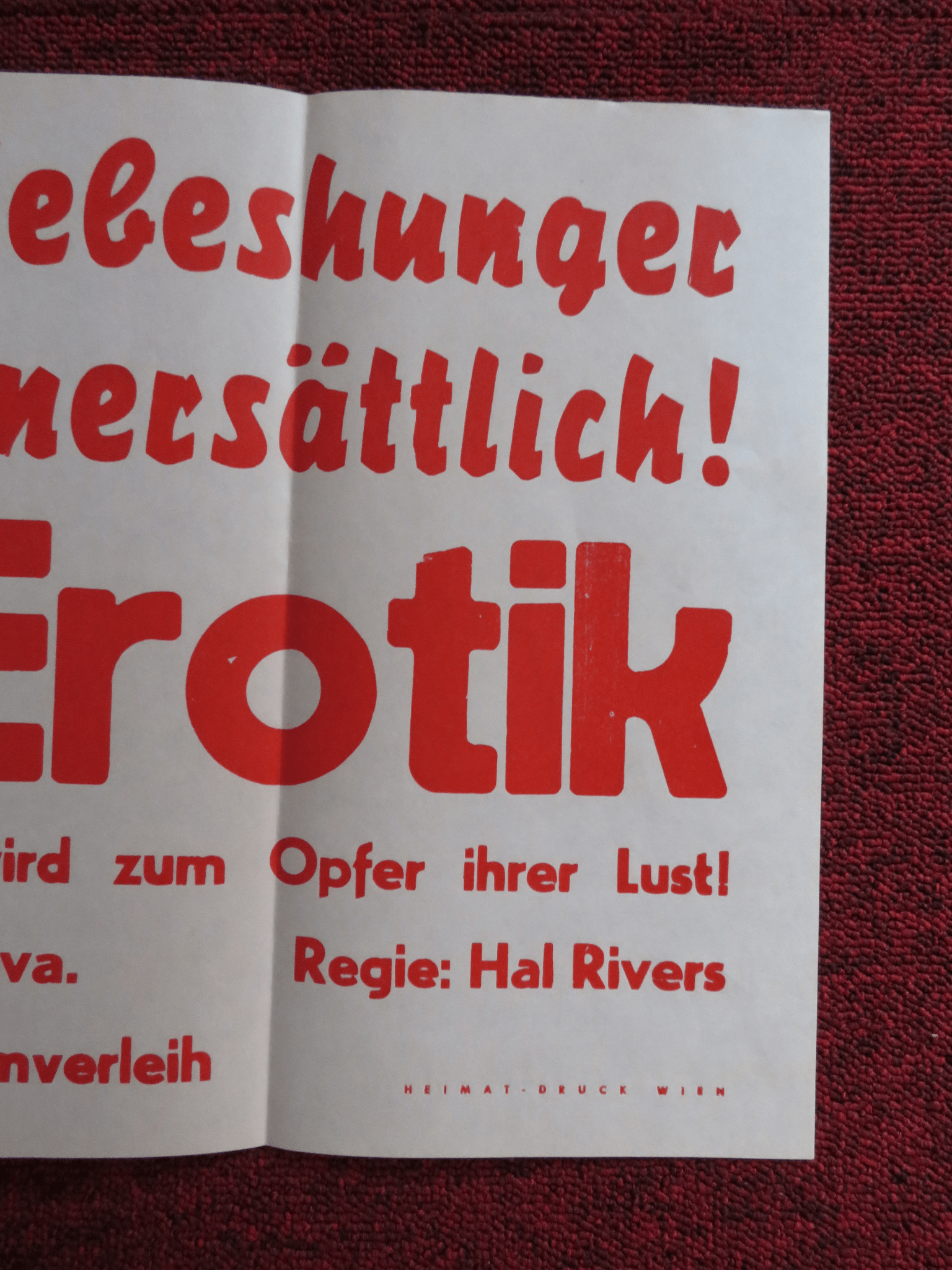 GIER NACH EROTIK GERMAN POSTER MARY WORTHINGTON STELLA STEVENS Rendezvous Cinema Movie posters