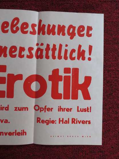 GIER NACH EROTIK GERMAN POSTER MARY WORTHINGTON STELLA STEVENS Rendezvous Cinema Movie posters