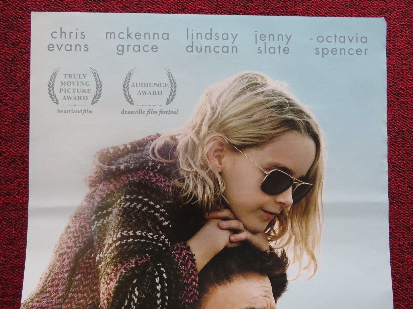 GIFTED ITALIAN LOCANDINA (27"x13") POSTER CHRIS EVANS MCKENNA GRACE 2017 - Rendezvous Cinema