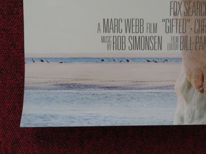 GIFTED UK ONE SHEET ROLLED POSTER CHRIS EVANS MCKENNA GRACE 2017 Rendezvous Cinema Movie posters