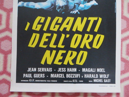 GIGANTI DELL'ORO NERO/ Le Sahara brûle ITALIAN LOCANDINA (27.5"x 13.5") POSTER Movie posters