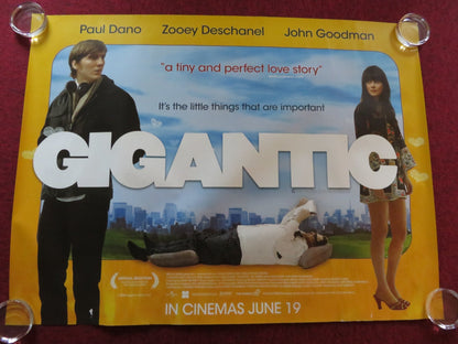 GIGANTIC UK QUAD (30"x 40") ROLLED POSTER PAUL DANO ZOOEY DESCHANEL 2008 Rendezvous Cinema Movie posters