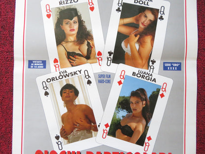 GIOCHI PARTICOLARI ITALIAN LOCANDINA POSTER JESSICA RIZZO ROSANA DOLL 1993 Rendezvous Cinema Movie posters