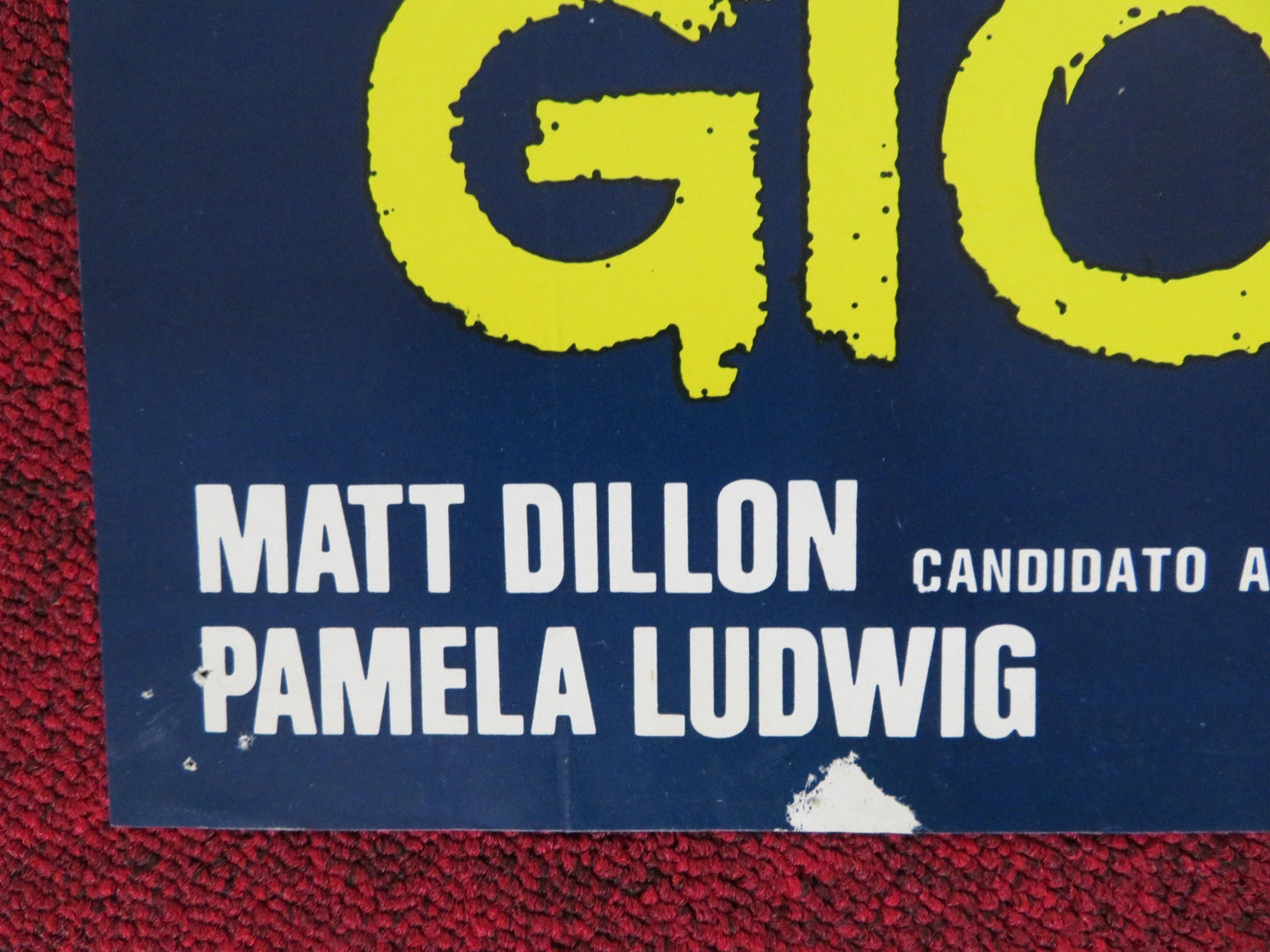 GIOVANI GUERRIERI / OVER THE EDGE ITALIAN FOTOBUSTA POSTER MATT DILLON 1983 Rendezvous Cinema Movie posters