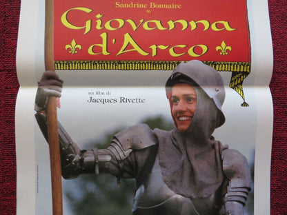GIOVANNA D'ARCO SECONDA PARTE ITALIAN LOCANDINA (27.5"x13") POSTER 1995 Movie posters
