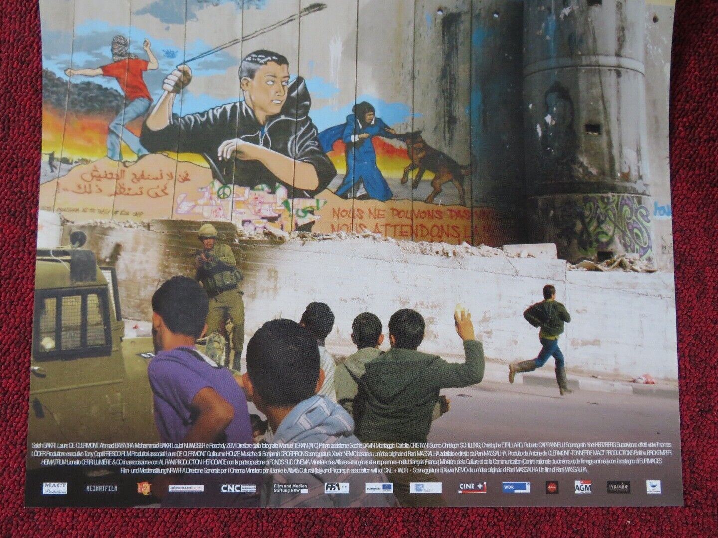 GIRAFFADA ITALIAN LOCANDINA (26.5"x12.5") POSTER SALEH BAKRI LAURE DE CLERMONT Movie posters