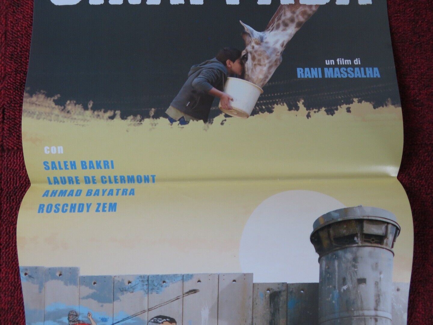 GIRAFFADA ITALIAN LOCANDINA (26.5"x12.5") POSTER SALEH BAKRI LAURE DE CLERMONT Movie posters