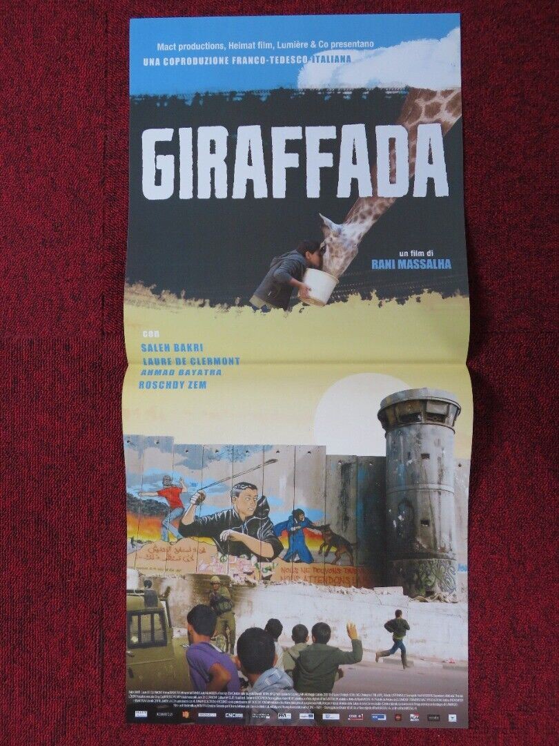 GIRAFFADA ITALIAN LOCANDINA (26.5"x12.5") POSTER SALEH BAKRI LAURE DE CLERMONT Movie posters