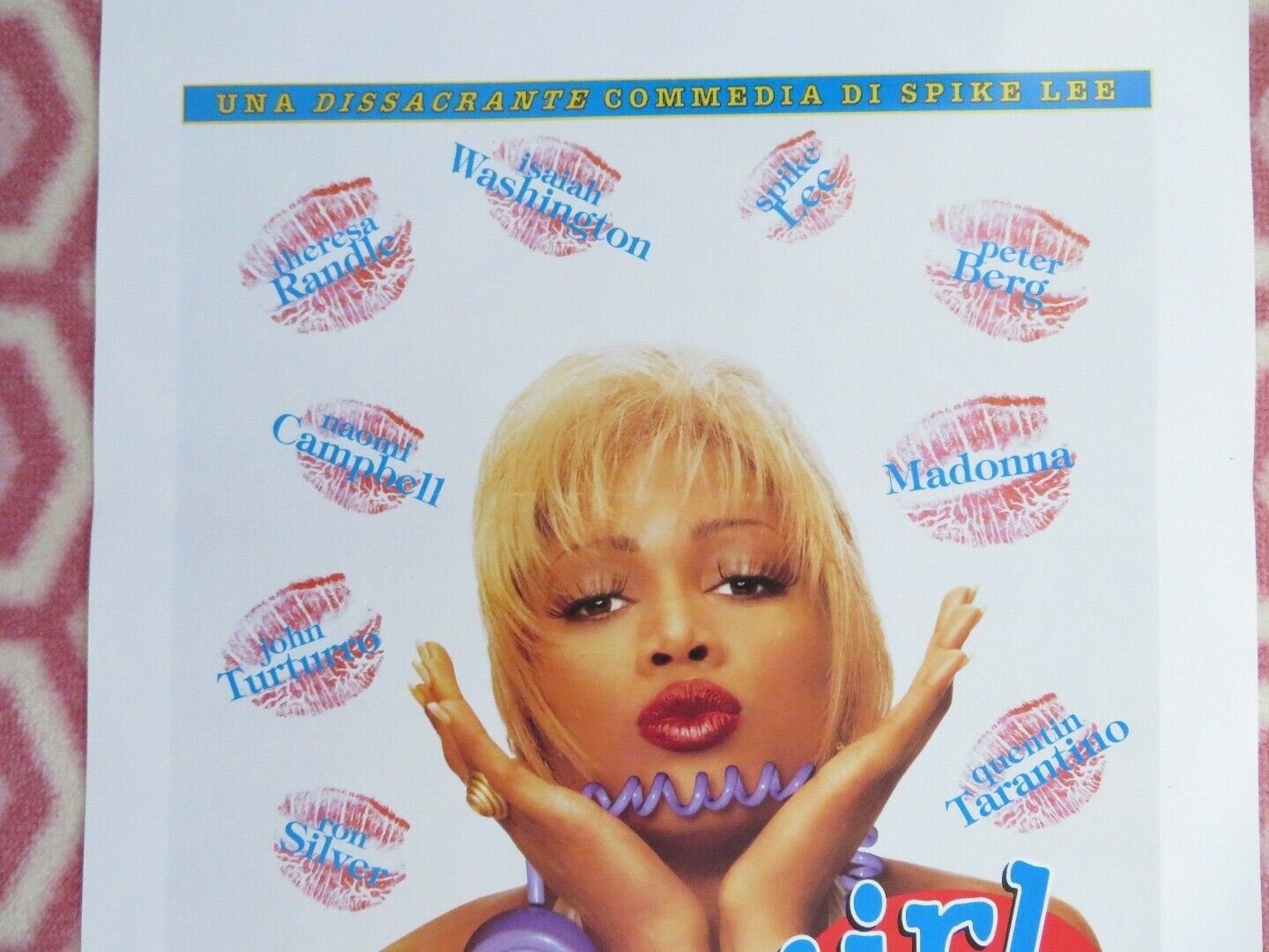 GIRL 6 ITALIAN LOCANDINA (27.5"x 13") POSTER SPIKE LEE 1996 Movie posters