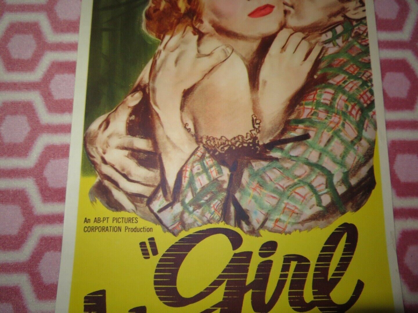 GIRL IN THE WOODS US INSERT (14"x 36") POSTER FORREST TUCKER MAGGIE HAYES 1958 Movie posters