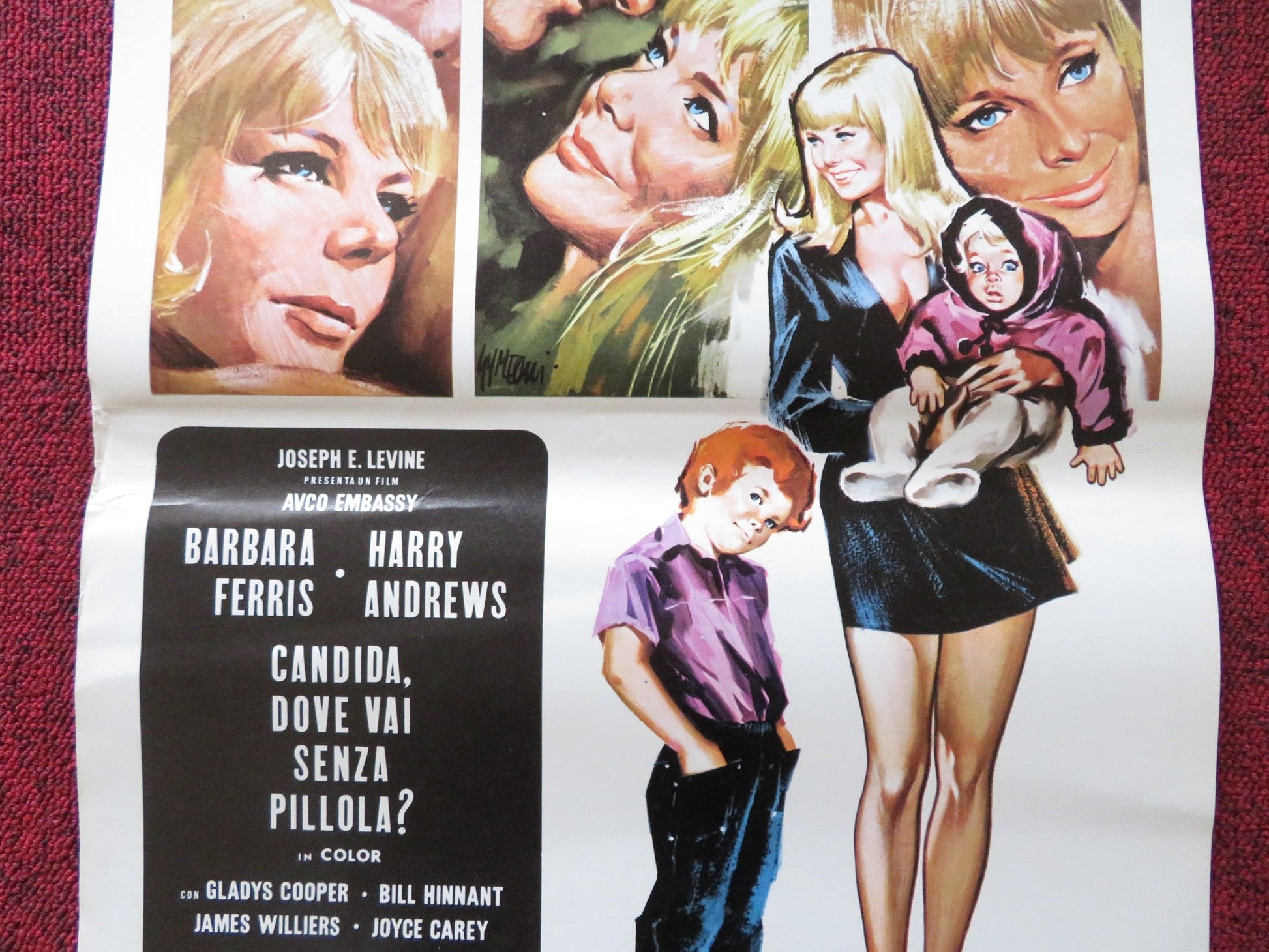 GIRL LIKE ME ITALIAN LOCANDINA POSTER BARBARA FERRIS HARRY ANDREW ANDREWS 1969 Rendezvous Cinema Movie posters