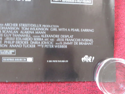 GIRL WITH A PEARL EARRING UK QUAD (30"x 40") ROLLED POSTER JOHANSSEN FIRTH 2003 Rendezvous Cinema Movie posters