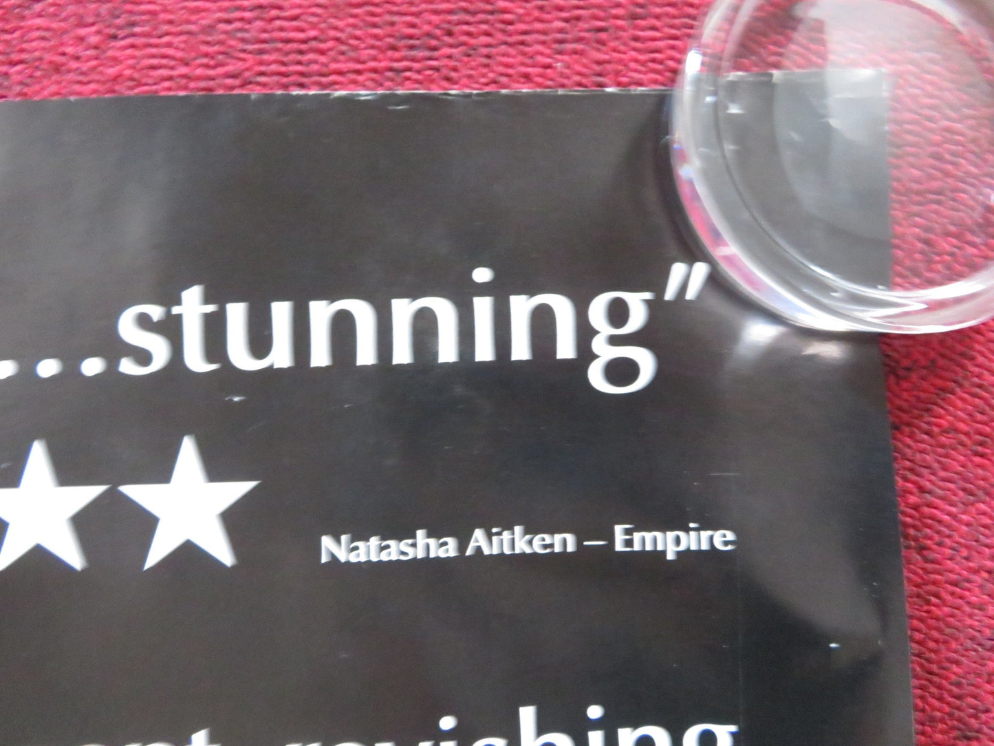 GIRL WITH A PEARL EARRING UK QUAD (30"x 40") ROLLED POSTER JOHANSSEN FIRTH 2003 Rendezvous Cinema Movie posters