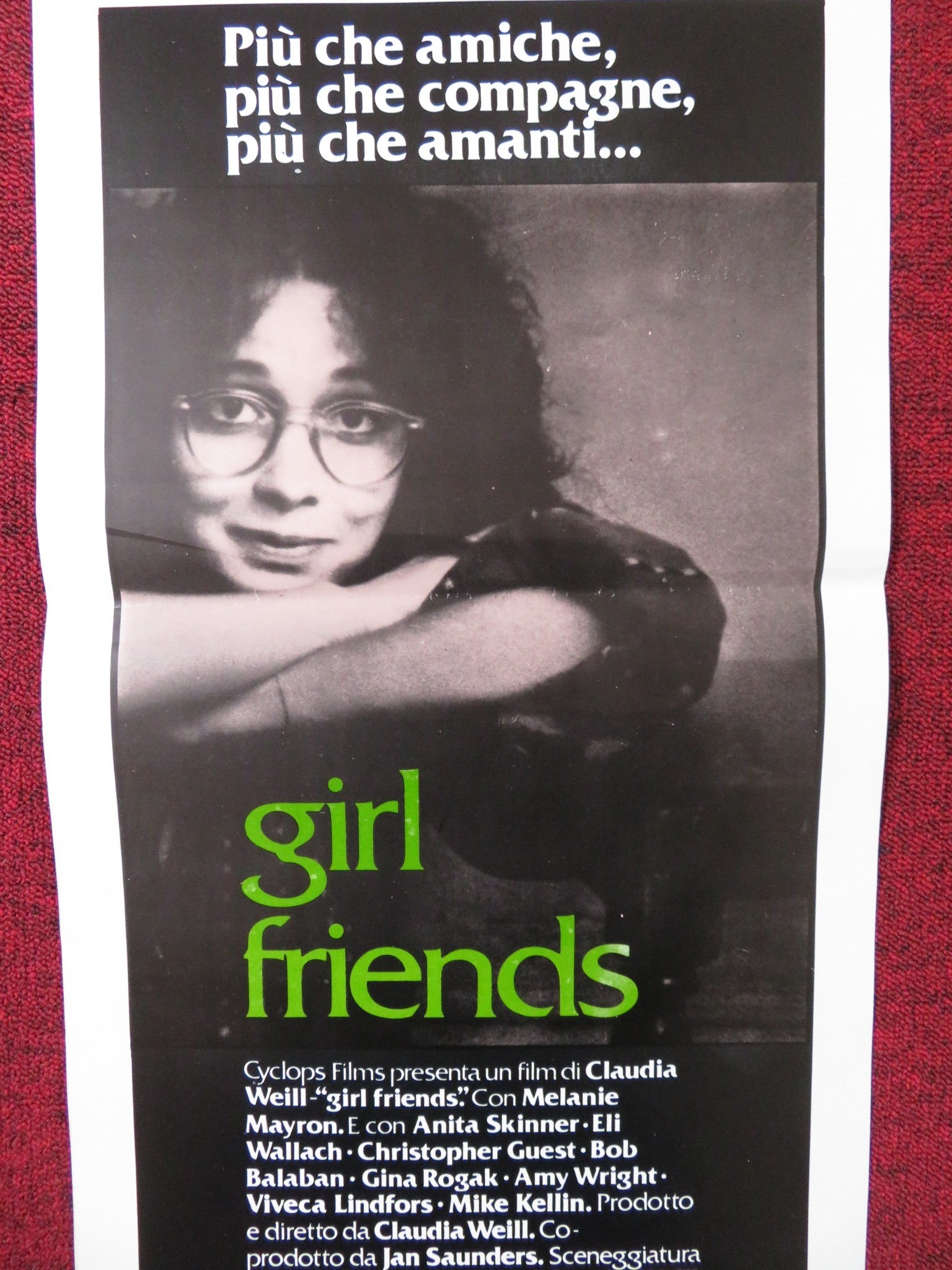 GIRLFRIENDS ITALIAN LOCANDINA POSTER MELANIE MAYRON ANITA SKINNER 1978 Rendezvous Cinema Movie posters