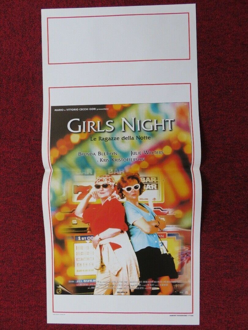 GIRLS' NIGHT ITALIAN LOCANDINA (27.5"x13") POSTER JULIE WALTERS 2000 Movie posters