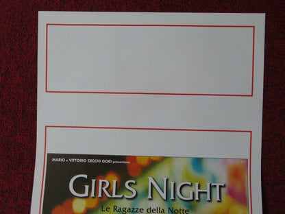 GIRLS' NIGHT ITALIAN LOCANDINA (27.5"x13") POSTER JULIE WALTERS 2000 Movie posters