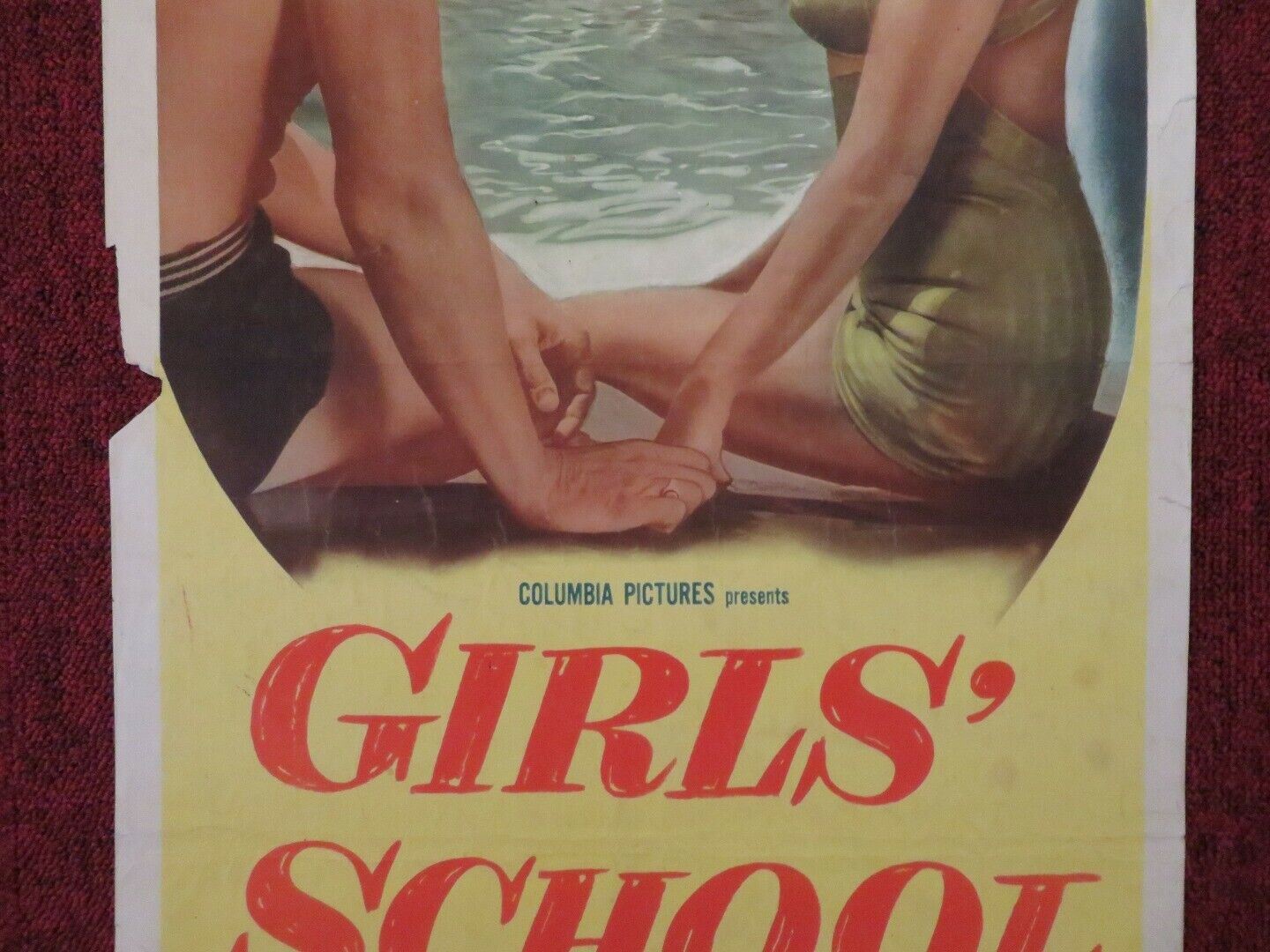 GIRLS' SCHOOL US INSERT (14"x 36") POSTER ANNE SHIRLEY NAN GREY 1938 Movie posters