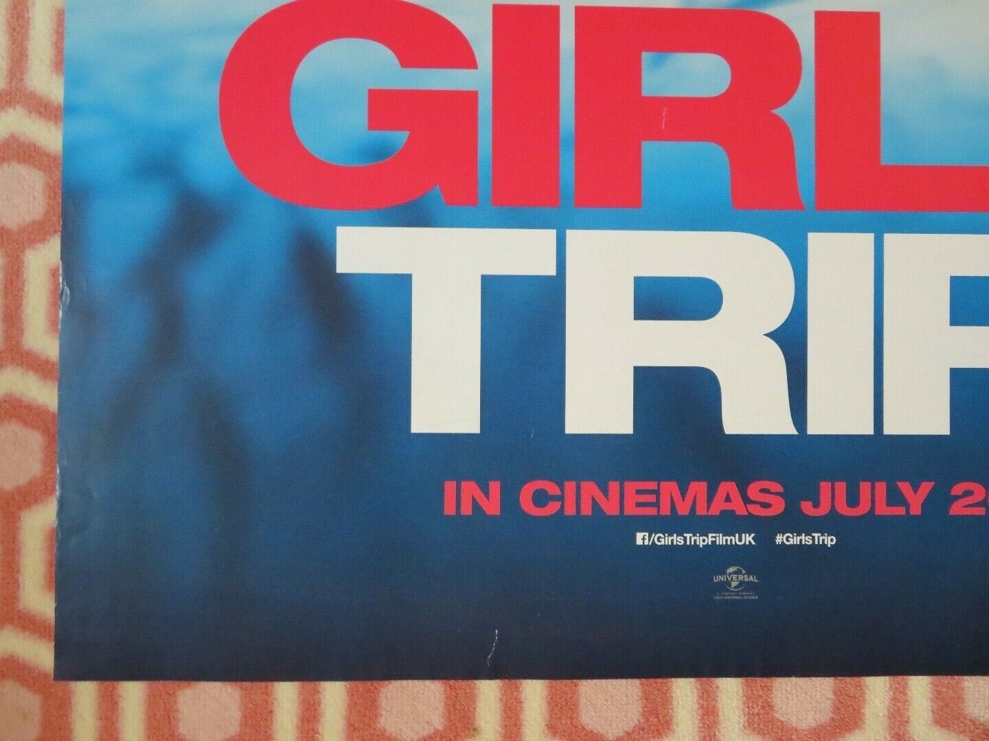 GIRLS TRIP UK ONE SHEET (27"x 41") ROLLED POSTER TIFFIANY HADDISH QUEEN LATIFAH - Rendezvous Cinema