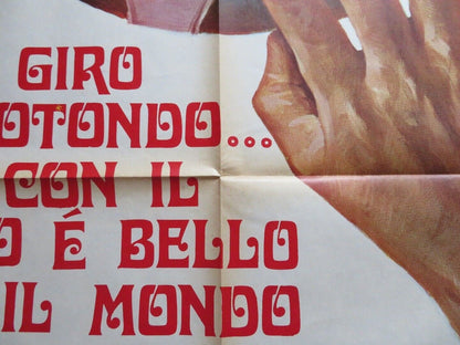 GIRO GIOTONDO CON IL SESSO E BELLO IL MONDO ITALIAN 2 FOGLIO POSTER 1976 Movie posters