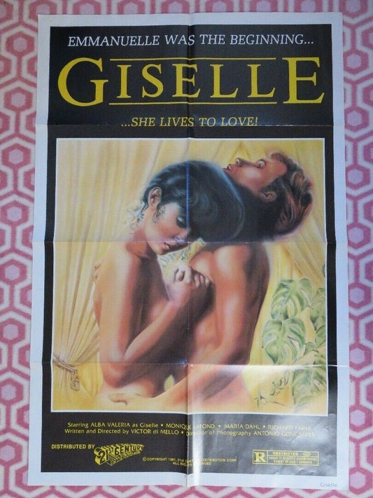 GISELLE US ONE SHEET POSTER ALBA VALERIA 1981 - Rendezvous Cinema