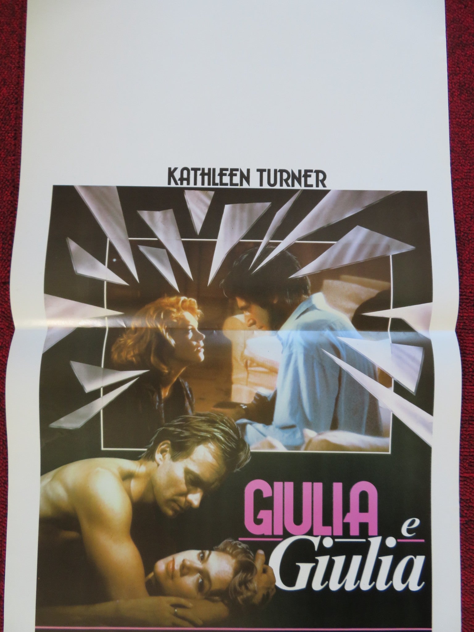 GIULIA E GIULIA ITALIAN LOCANDINA (27.5"x13") POSTER KATHLEEN TURNER STING 1987 Rendezvous Cinema Movie posters