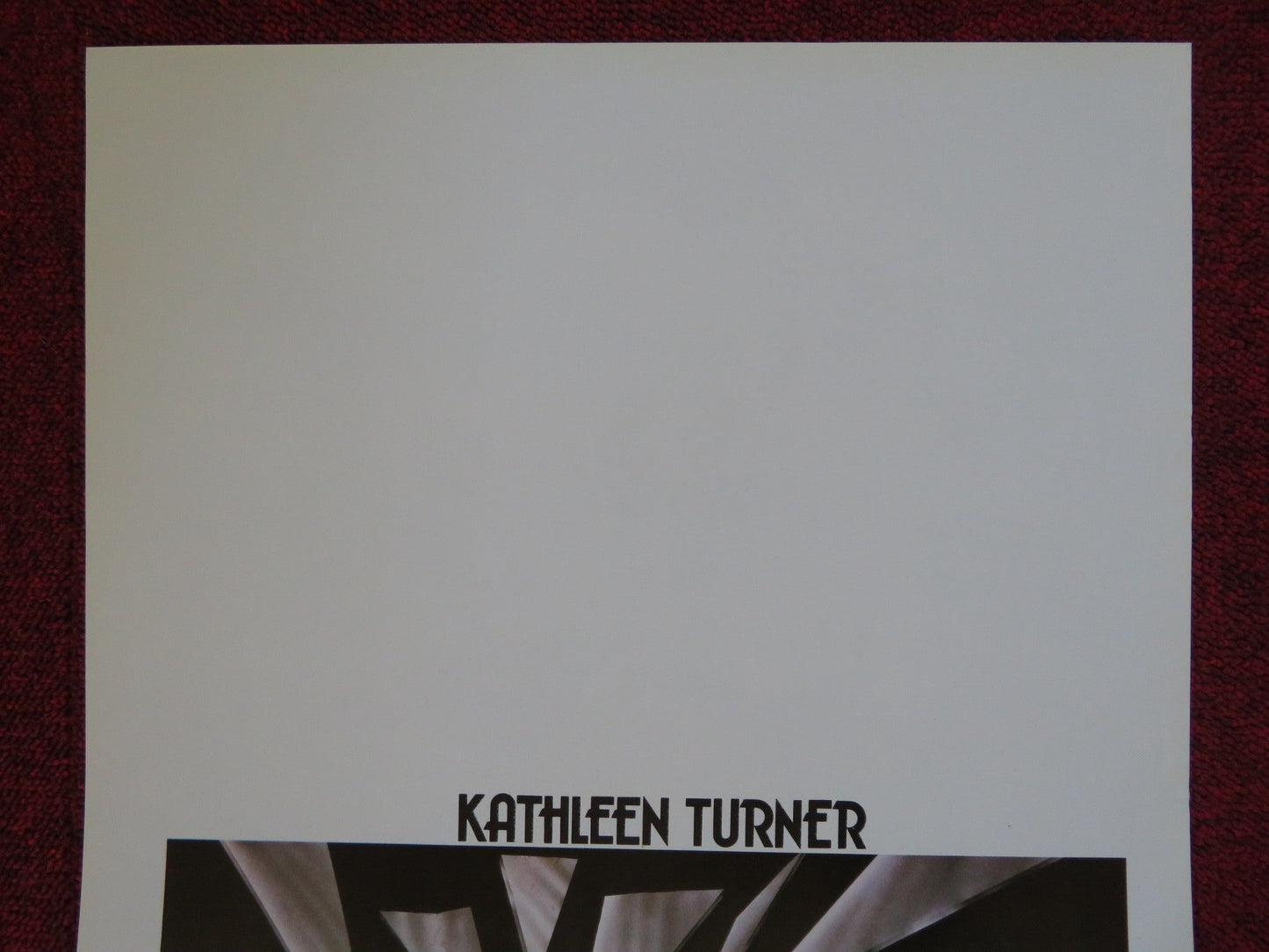 GIULIA E GIULIA ITALIAN LOCANDINA (27.5"x13") POSTER KATHLEEN TURNER STING 1987 Rendezvous Cinema Movie posters