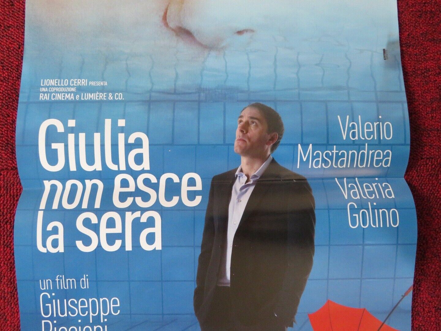 GIULIA NON ESCE LA SERA ITALIAN LOCANDINA (25.5"x12.5") POSTER V MASTAGOLI 2009 Movie posters