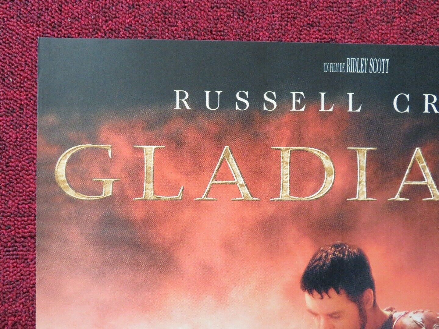 GLADIATOR FRENCH (16"x 21") POSTER RIDLEY SCOTT RUSSELL CROWE 2000 Movie posters
