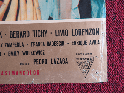 GLADIATORS 7 ITALIAN FOTOBUSTA POSTER RICHARD HARRISON LOREDANA NUSCIAK 1962 Rendezvous Cinema Movie posters