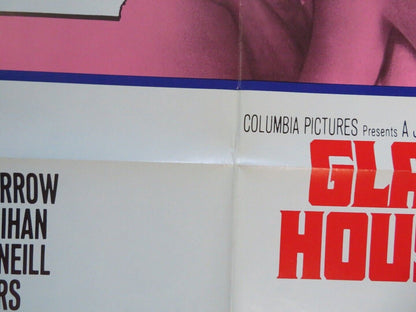 GLASS HOUSES FOLDED US ONE SHEET POSTER BERNARD BARROW DIEDRE LENIHAN 1971 Movie posters