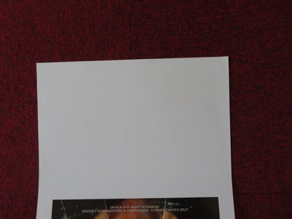 GLASS ITALIAN LOCANDINA (27.5"x13") POSTER BRUCE WILLIA SAMUEL L.JACKSON 2019 Movie posters