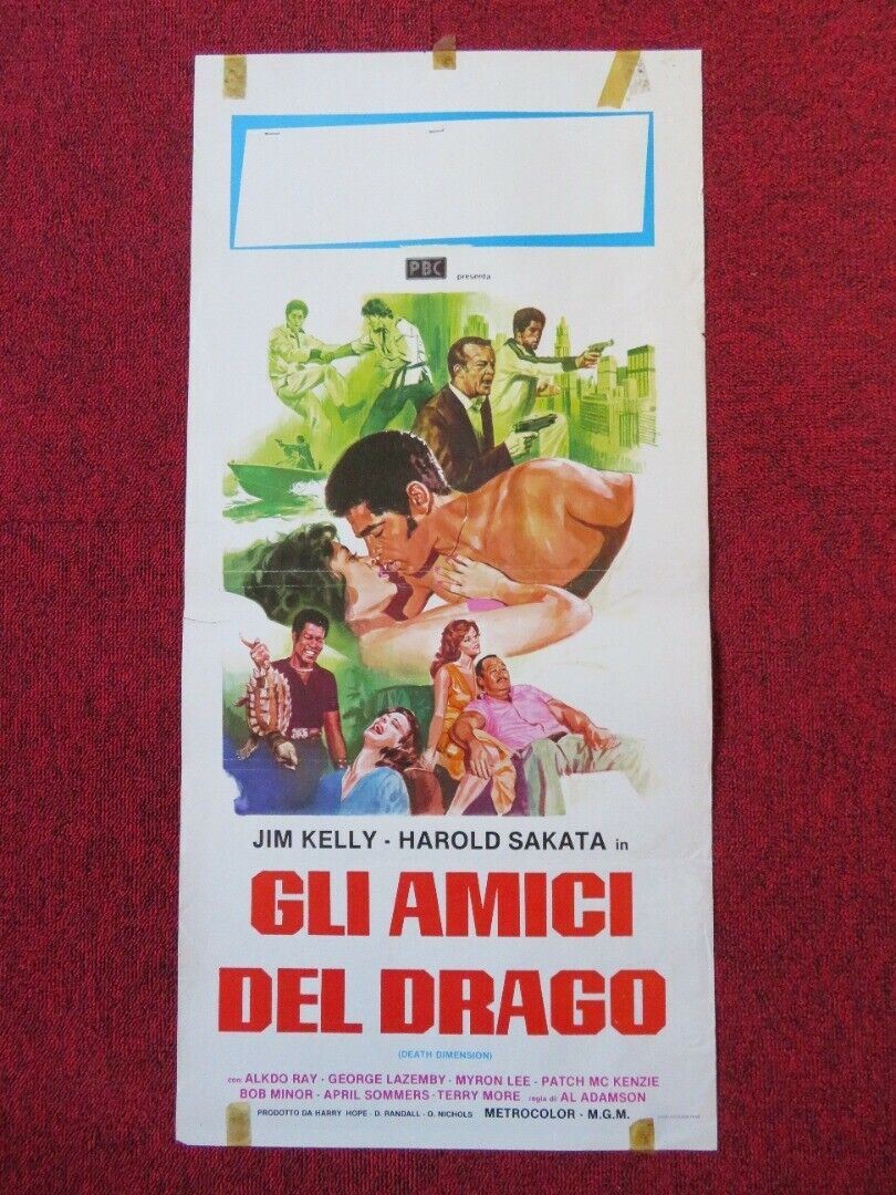 GLI AMICI DEL DRAGO ITALIAN LOCANDINA (27.5"x13") POSTER 1978 Movie posters