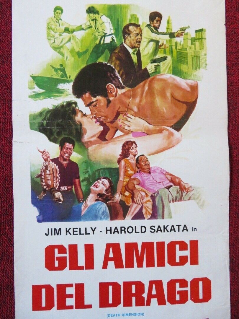 GLI AMICI DEL DRAGO ITALIAN LOCANDINA (27.5"x13") POSTER 1978 Movie posters
