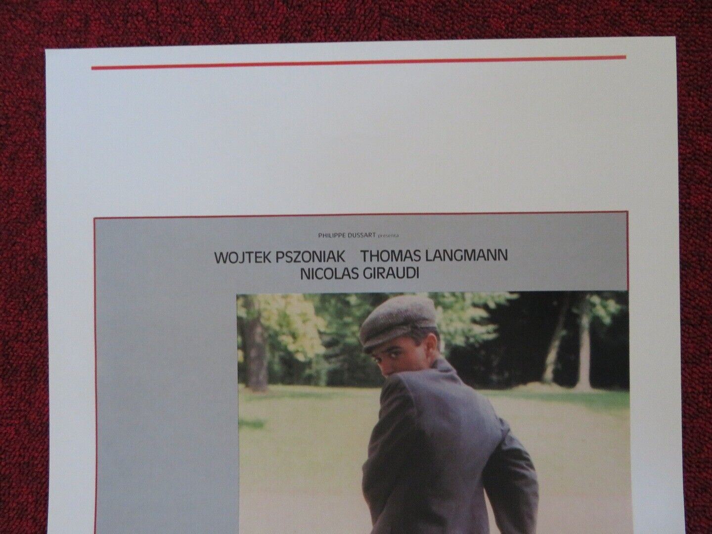 GLI ANNI DI CORSA ITALIAN LOCANDINA (27.5"x13") POSTER MICHEL AUMONT 1988 - Rendezvous Cinema