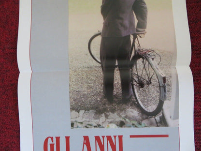 GLI ANNI DI CORSA ITALIAN LOCANDINA (27.5"x13") POSTER MICHEL AUMONT 1988 - Rendezvous Cinema