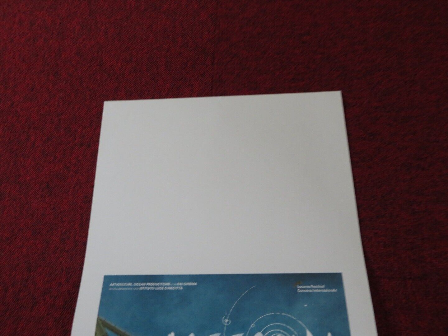 GLI ASTEROIDI ITALIAN LOCANDINA (27.5"x13") POSTER RICCARDO FRASCARI 2017 Movie posters